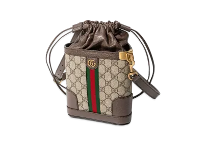 GUCCI Ophidia GG Supreme Bucket Bag "Beige/Ebony"