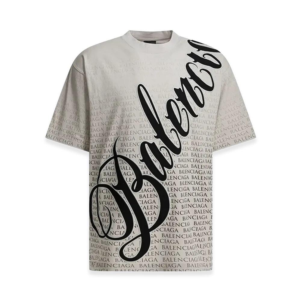 BALENCIAGA "Big B" Crew-Neck T-Shirt "White"
