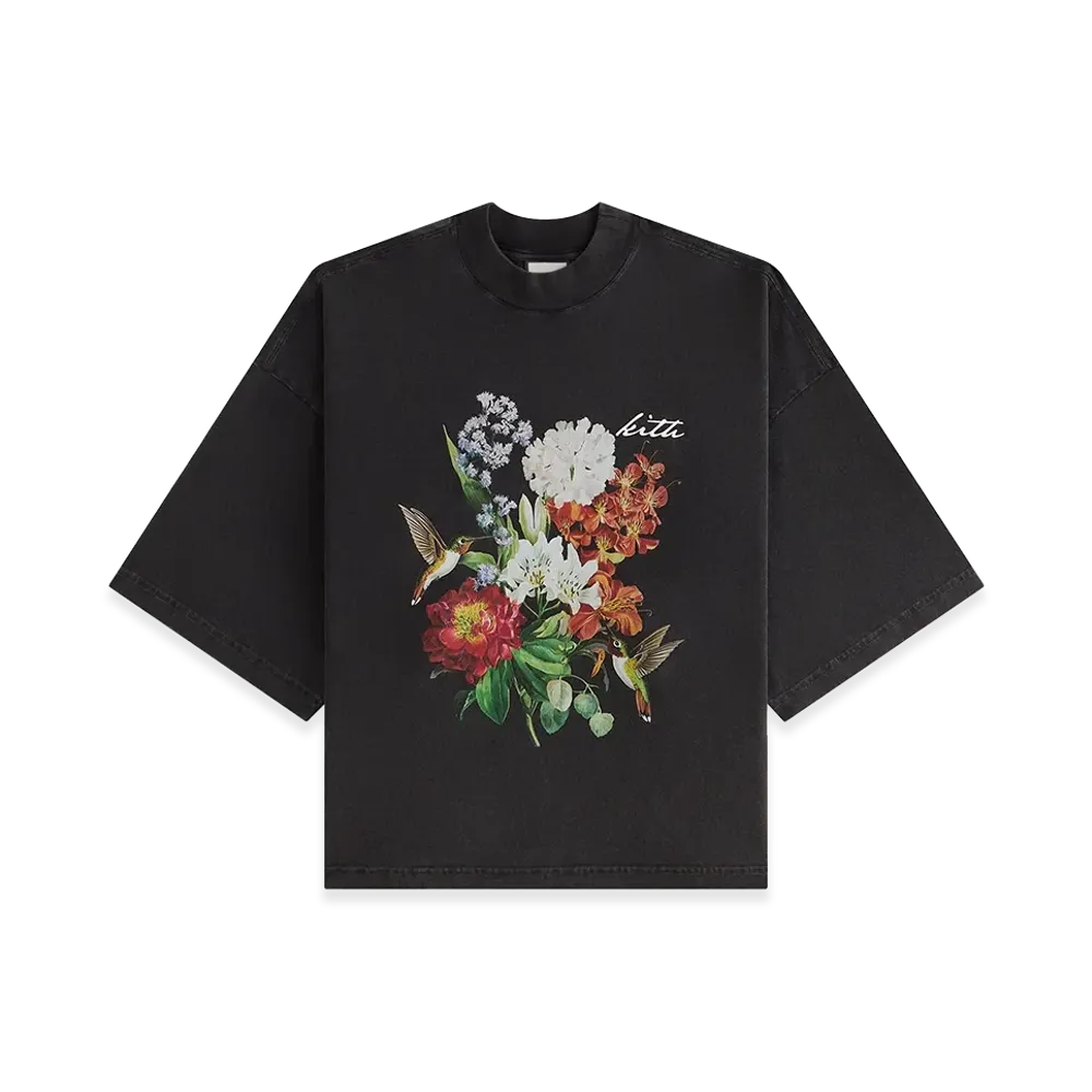 Kith Women's Ruben Bouquet Floral Tee "Black"