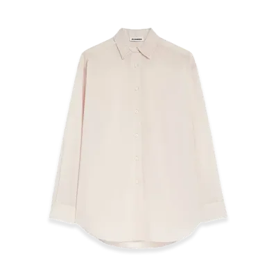 Jil Sander Women's Muslin Oversize Shirt "Pastel Pink"