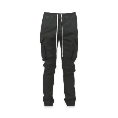 Rick Owens Edfu Mastodon Slim Cargo Pants "Black"