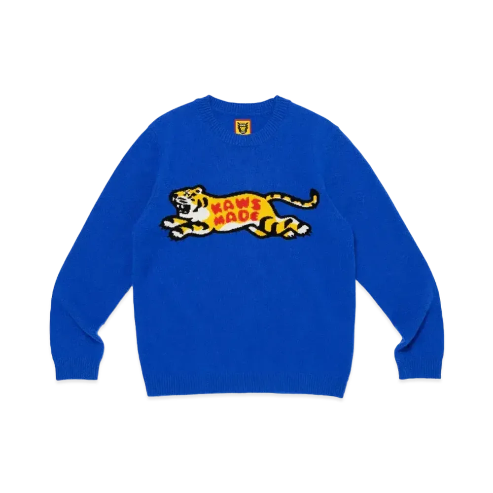 HUMAN MADE x KAWS Made Knit Sweater Kids "Navy"