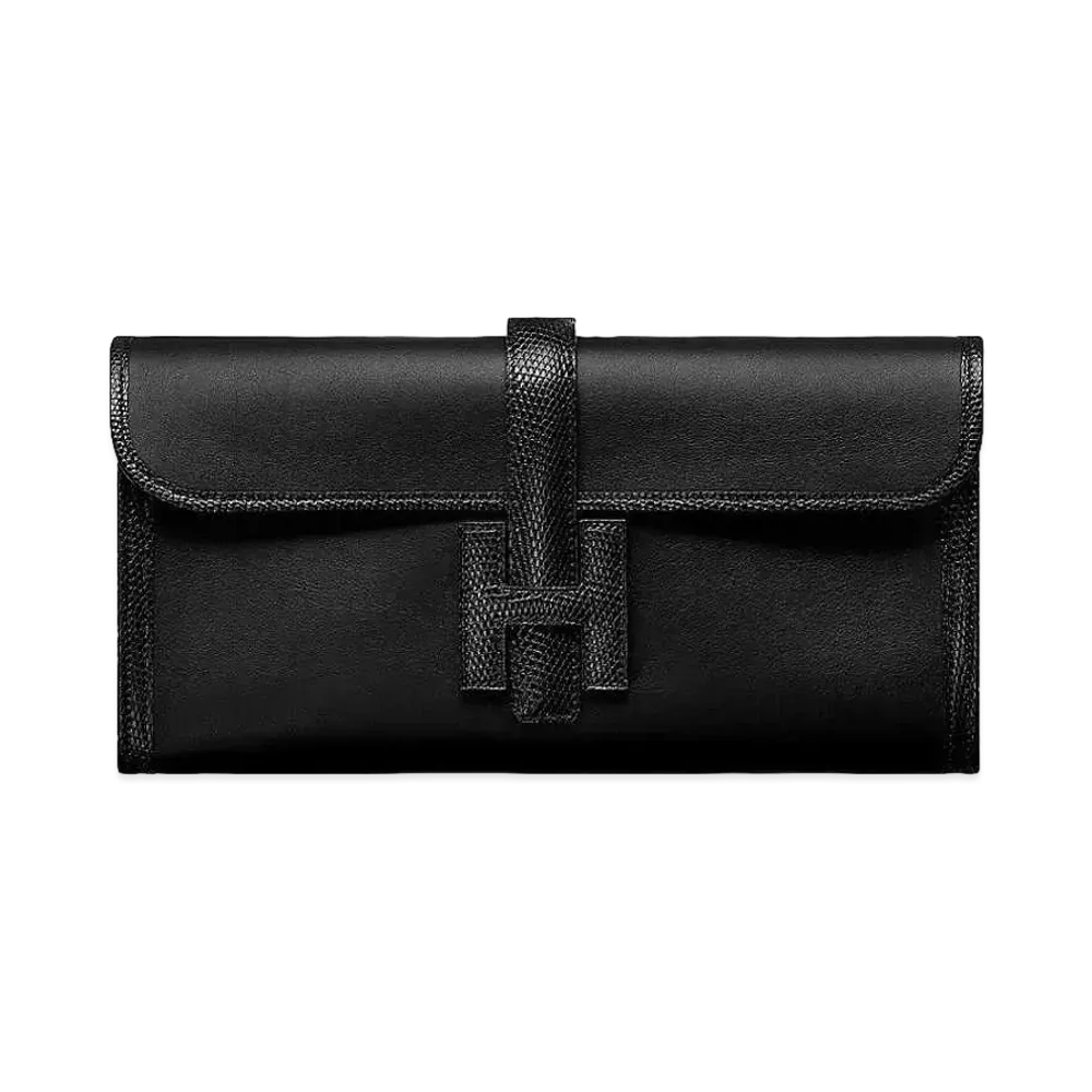Hermes Jige Elan 29 Touche Pochette "Black/Black"