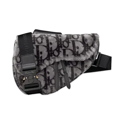 Dior Saddle Bag Dior Oblique Motif "Gray"