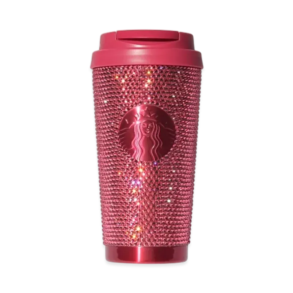 STARBUCKS Valentine 2026 Stainless Steel Tumbler Rhinestone 473ml "Pink"