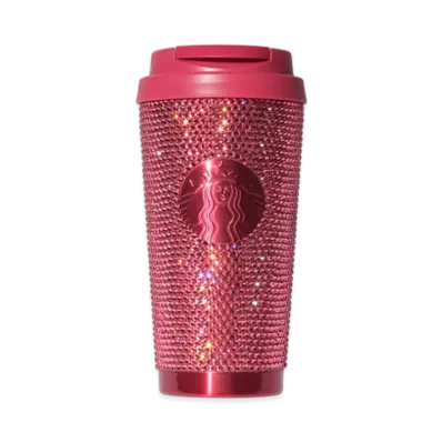 STARBUCKS Valentine 2026 Stainless Steel Tumbler Rhinestone 473ml "Pink"
