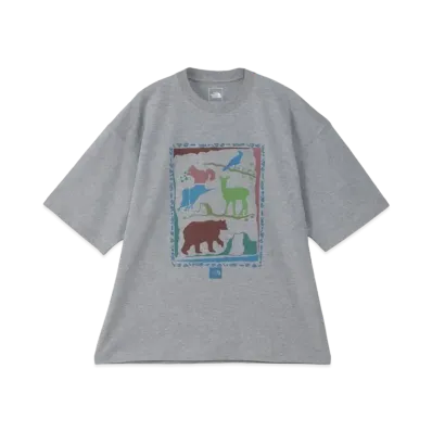The North Face Short Sleeve Yosemite Animal Tee "Mix Gray"