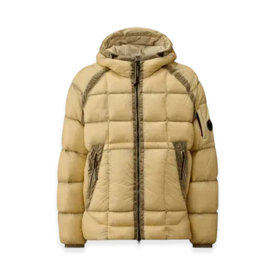 C.P. Company D.D. Shell Hooded Down Jacket "Pistachio Shell Beige"