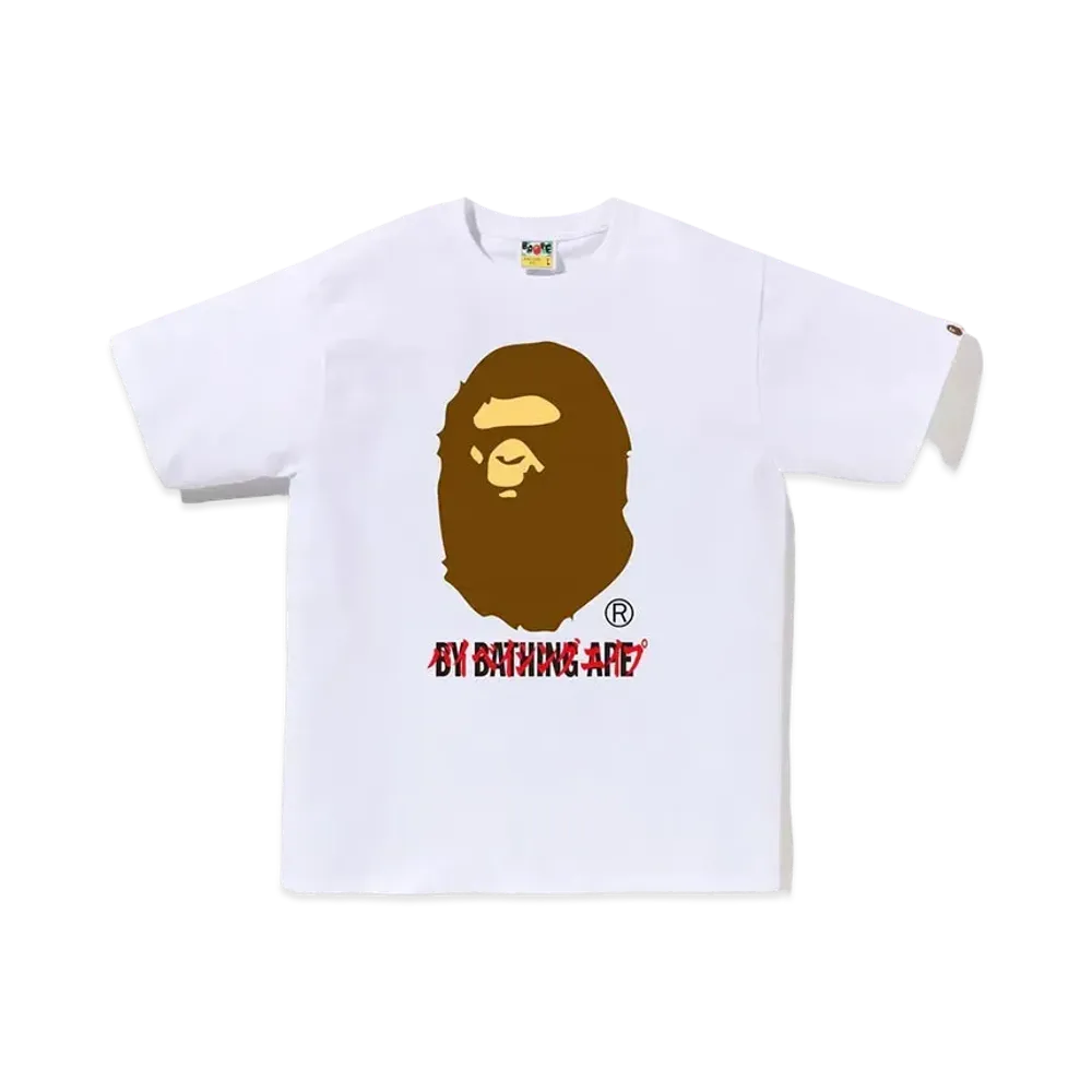 A BATHING APE Katakana By Bathing Ape Tee "White"