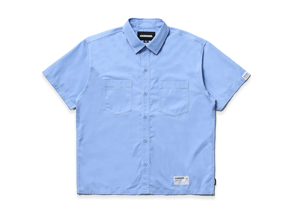 NEIGHBORHOOD Visible Stitching Shirt SS "Blue"