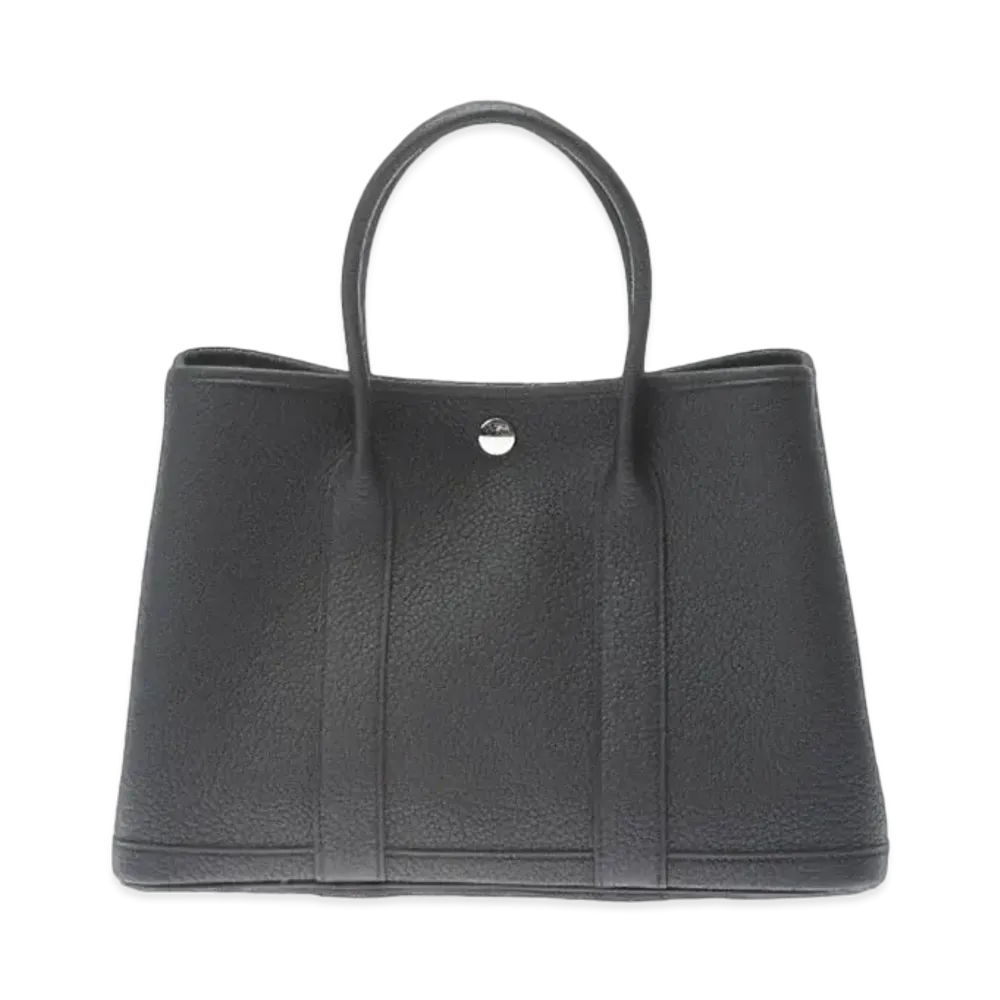 Hermes Garden Party Negonda "Noir/Silver"