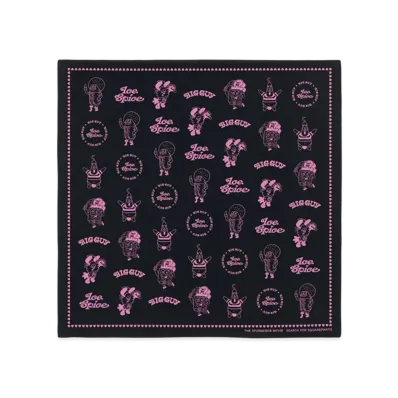 VERDY x Ice Spice x SpongeBob "Big Guy" Bandana "Black/Pink"