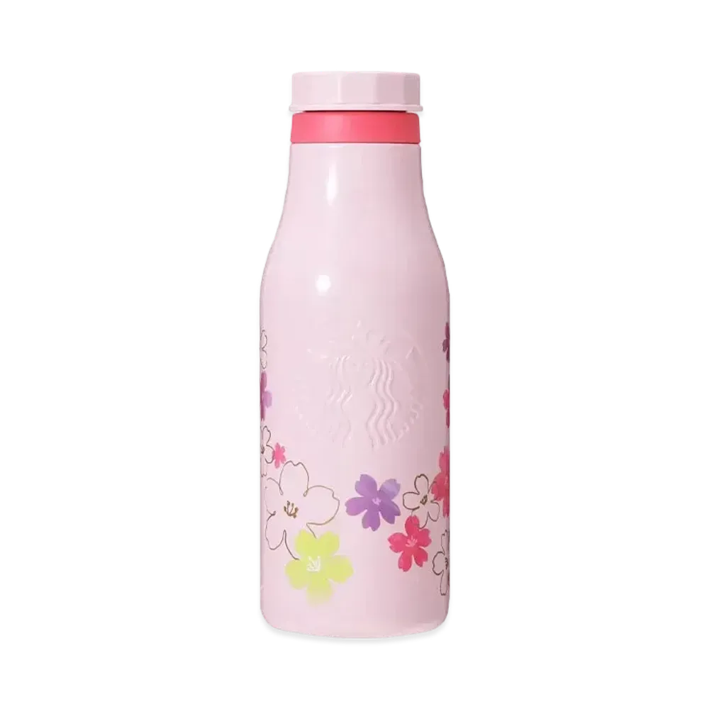 STARBUCKS SAKURA 2024 stainless steel logo bottle 473ml "Baby Pink"