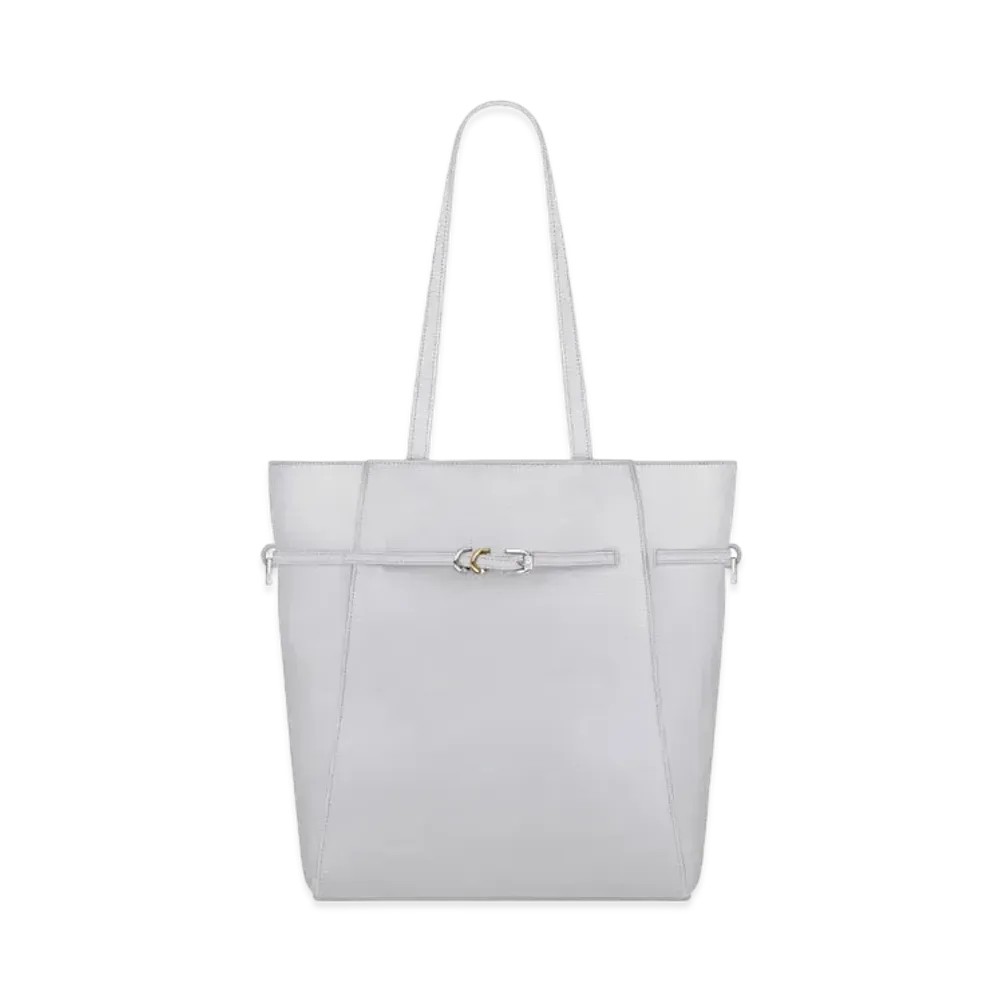 GIVENCHY Small Voyou Tote Bag "Light Grey"