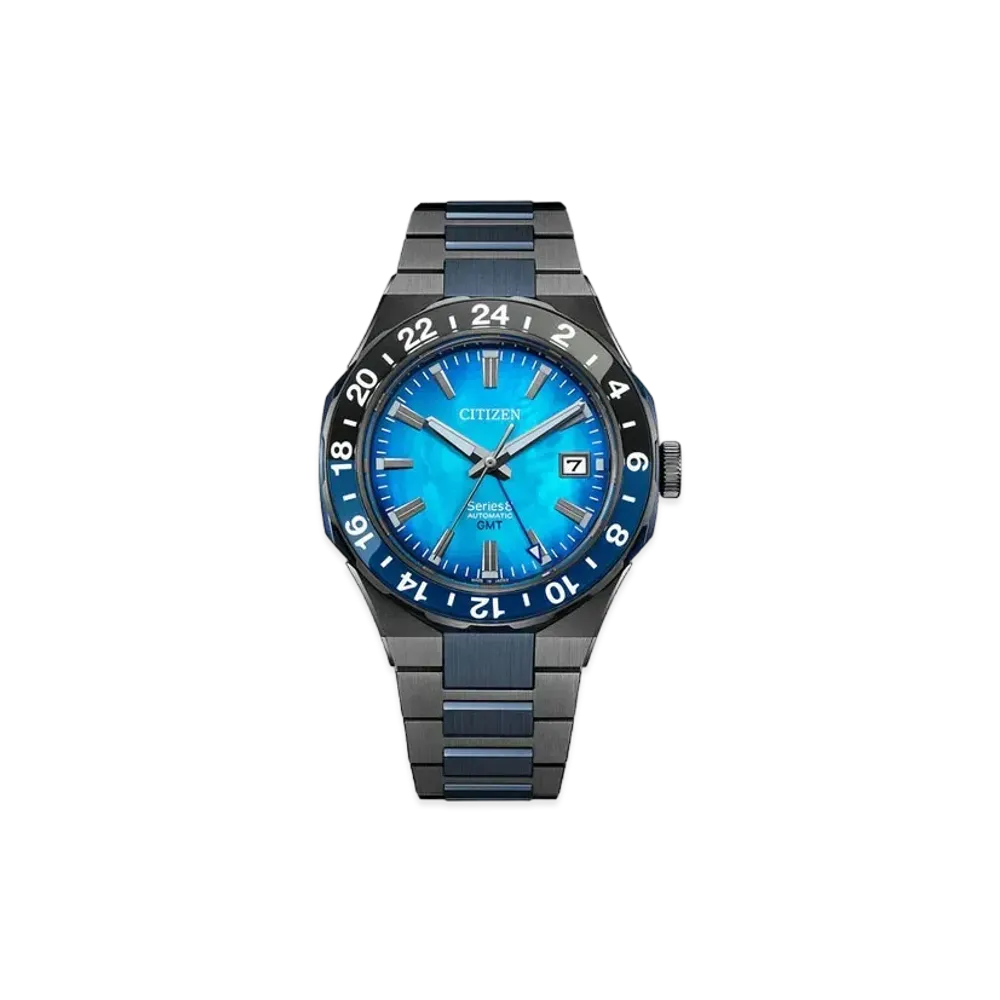 CITIZEN Series 8 880 Mechanical Brand Watch 100th Exclusive Model World Exclusive 2200 "Gray/Blue" NB6036-52N