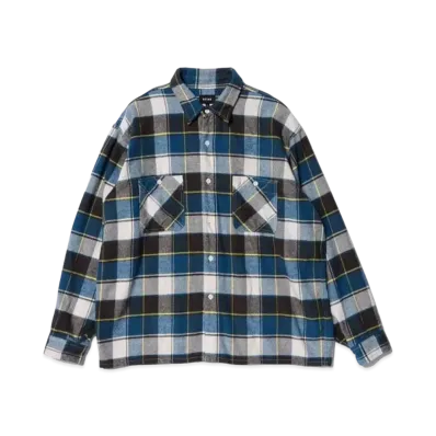 BEAMS Jazz Nep Shirt "Navy"