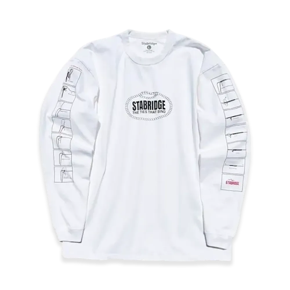 STABRIDGE x Bond L/S Tee "White"