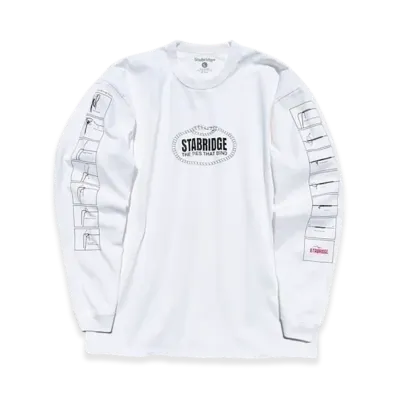 STABRIDGE x Bond L/S Tee "White"