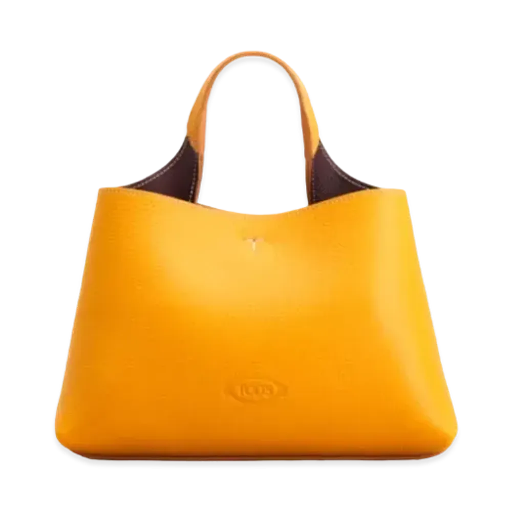 TOD'S Bag In Leather Micro "Yellow"