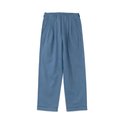 DIGAWEL 2 Tuck Slacks (Dickies×DIGAWEL) "Sky Blue"