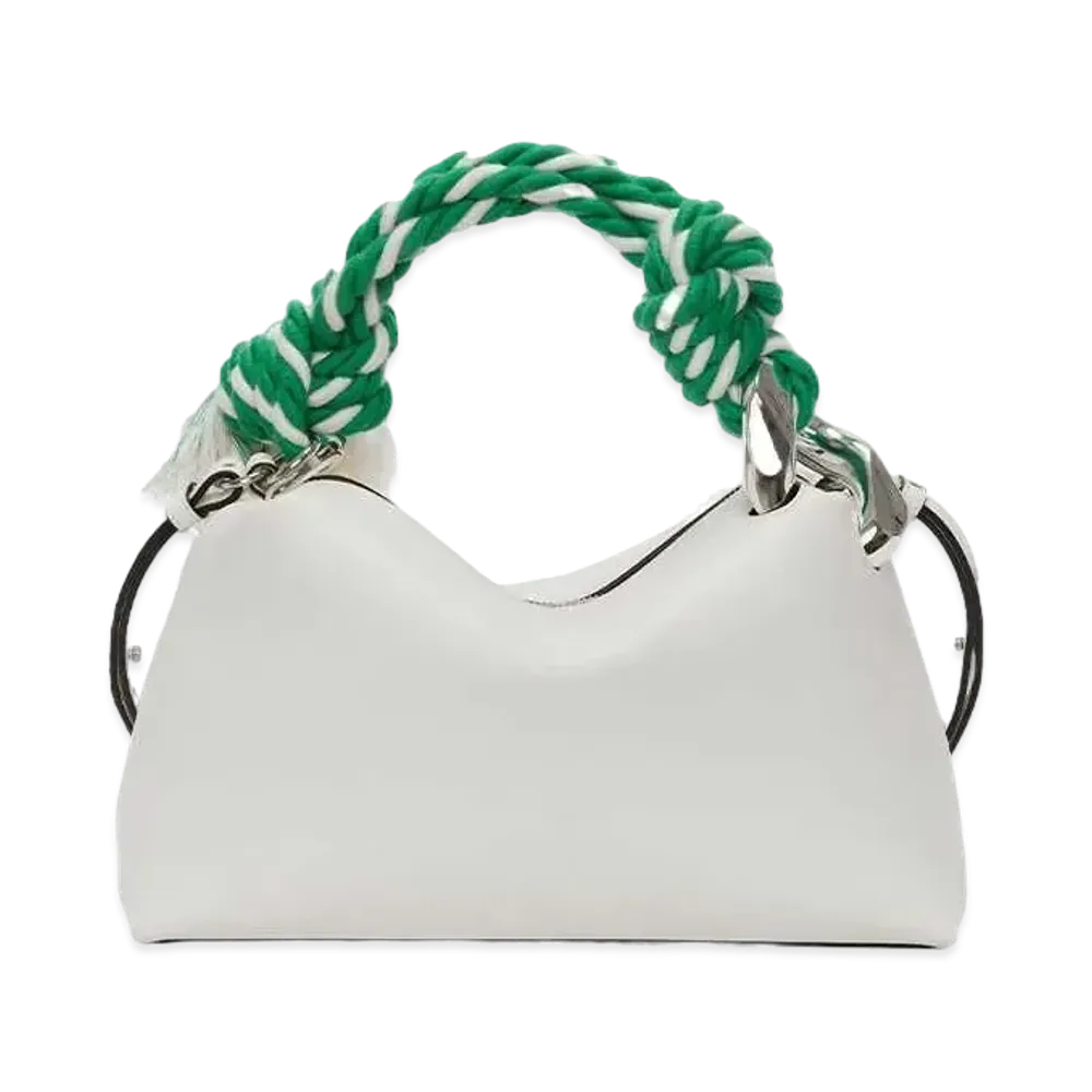 JW ANDERSONCorner Leather Top Handle Bag "White"