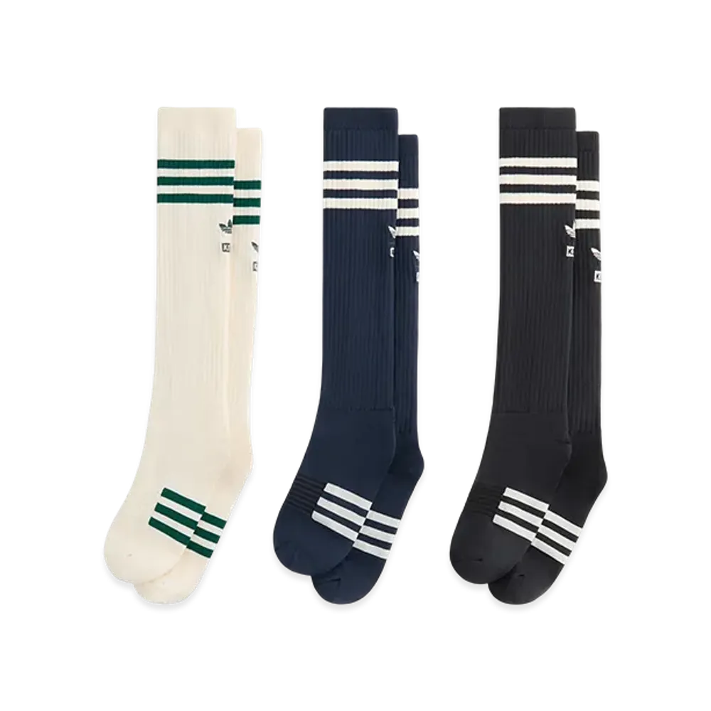 Kith x adidas Football 3 Pack 3S Socks "Multi"