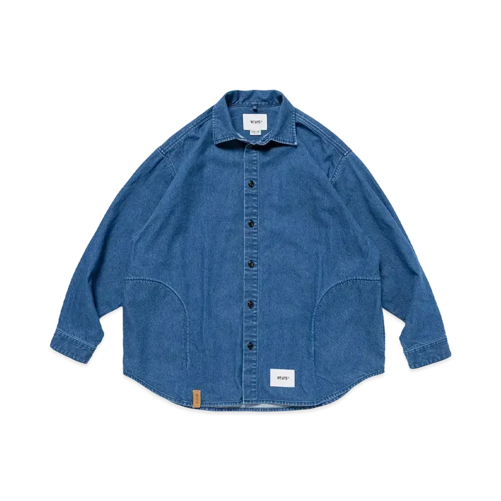 WTAPS WCPO 02 / LS / Cotton. Denim "Indigo"