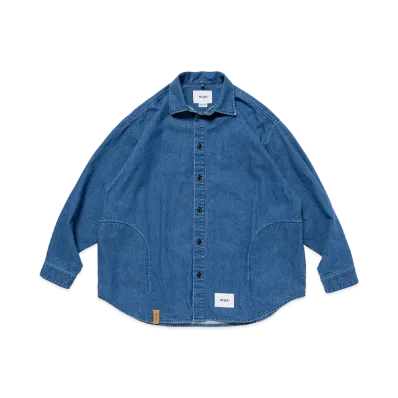 WTAPS WCPO 02 / LS / Cotton. Denim "Indigo"
