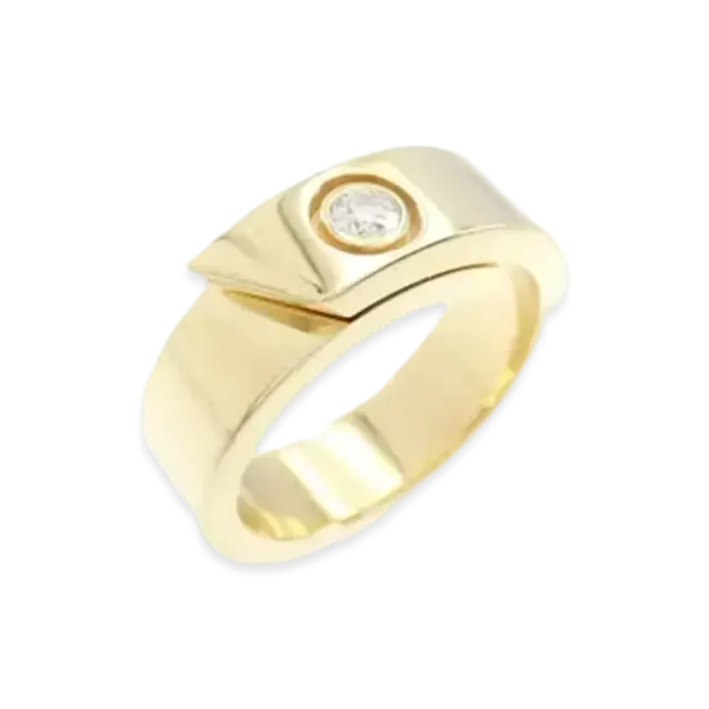Cartier Anniversary Ring Diamond 18K "Yellow Gold"