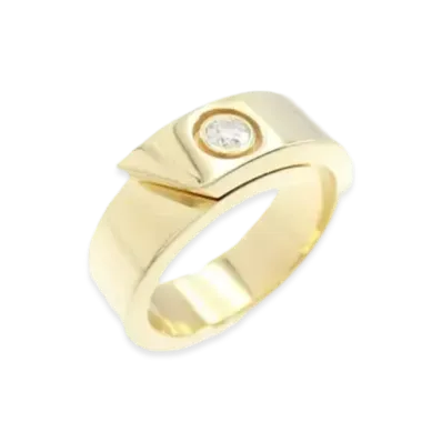 Cartier Anniversary Ring Diamond 18K "Yellow Gold"