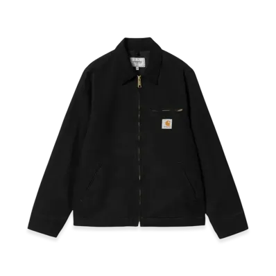 Carhartt WIP Organic Cotton Dearborn Canvas Detroit Jacket "Black Aged Canvas"