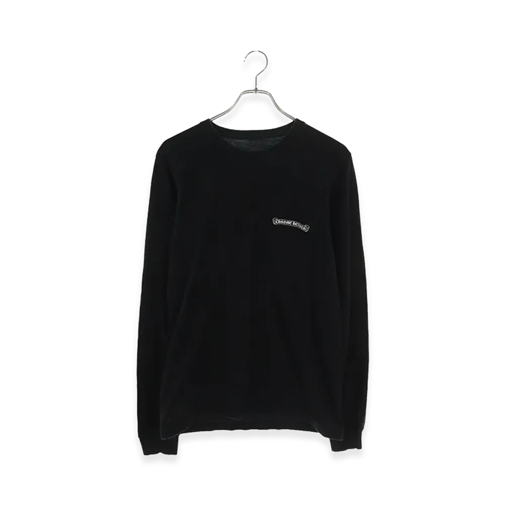 Chrome Hearts Back Arch Logo Print L/S T-Shirt "Black"