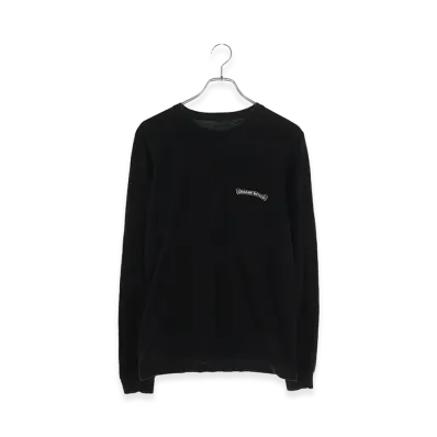 Chrome Hearts Back Arch Logo Print L/S T-Shirt "Black"