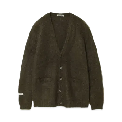 UNDERCOVER Mohair Knit Cardigan "Khaki"