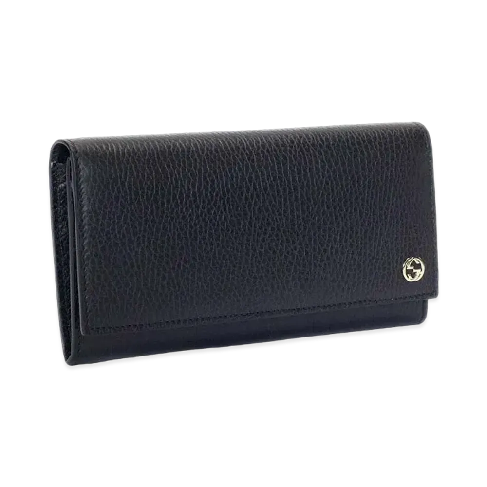 Gucci Inter Locking G Wallet "Black"
