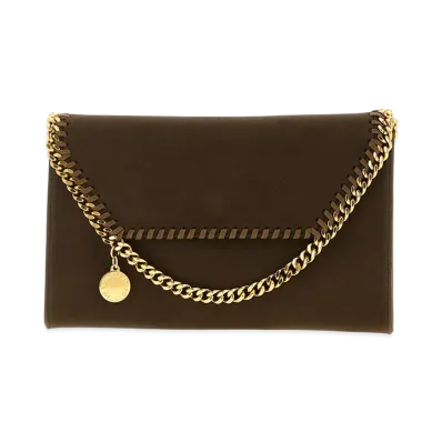 STELLA McCARTNEY Women's falabella Wallet On Chain "Brown"