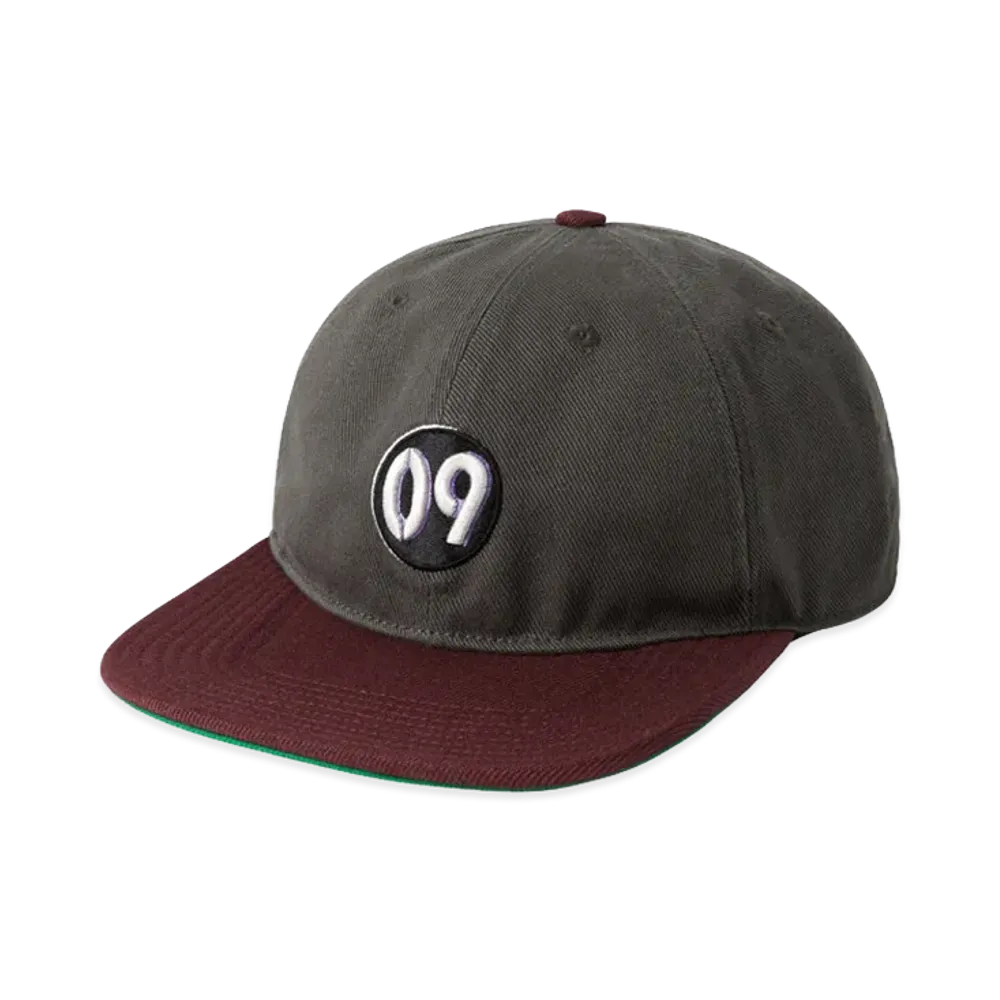 thisisneverthat 09 Snapback Cap "Charcoal/Burgundy"