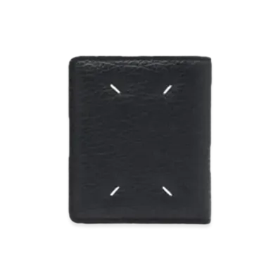 Maison Margiela Leather Popper Wallet "Black"