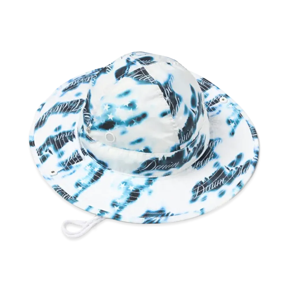 DENIM TEARS Cloud Camo Bucket Hat "White"