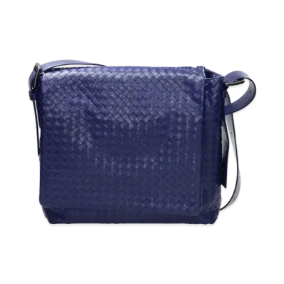 Bottega Veneta Lambskin Shoulder Bag "Purple"