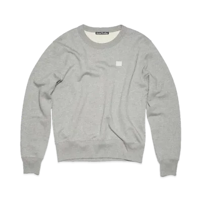 Acne Studios Crew Neck Sweater Regular Fit "Light Gray Melange"