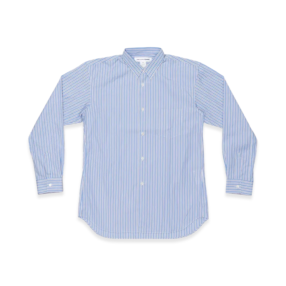 COMME des GARCONS SHIRT Yarn Dyed Cotton Stripe Poplin "Stripe"