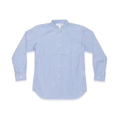 COMME des GARCONS SHIRT Yarn Dyed Cotton Stripe Poplin "Stripe"