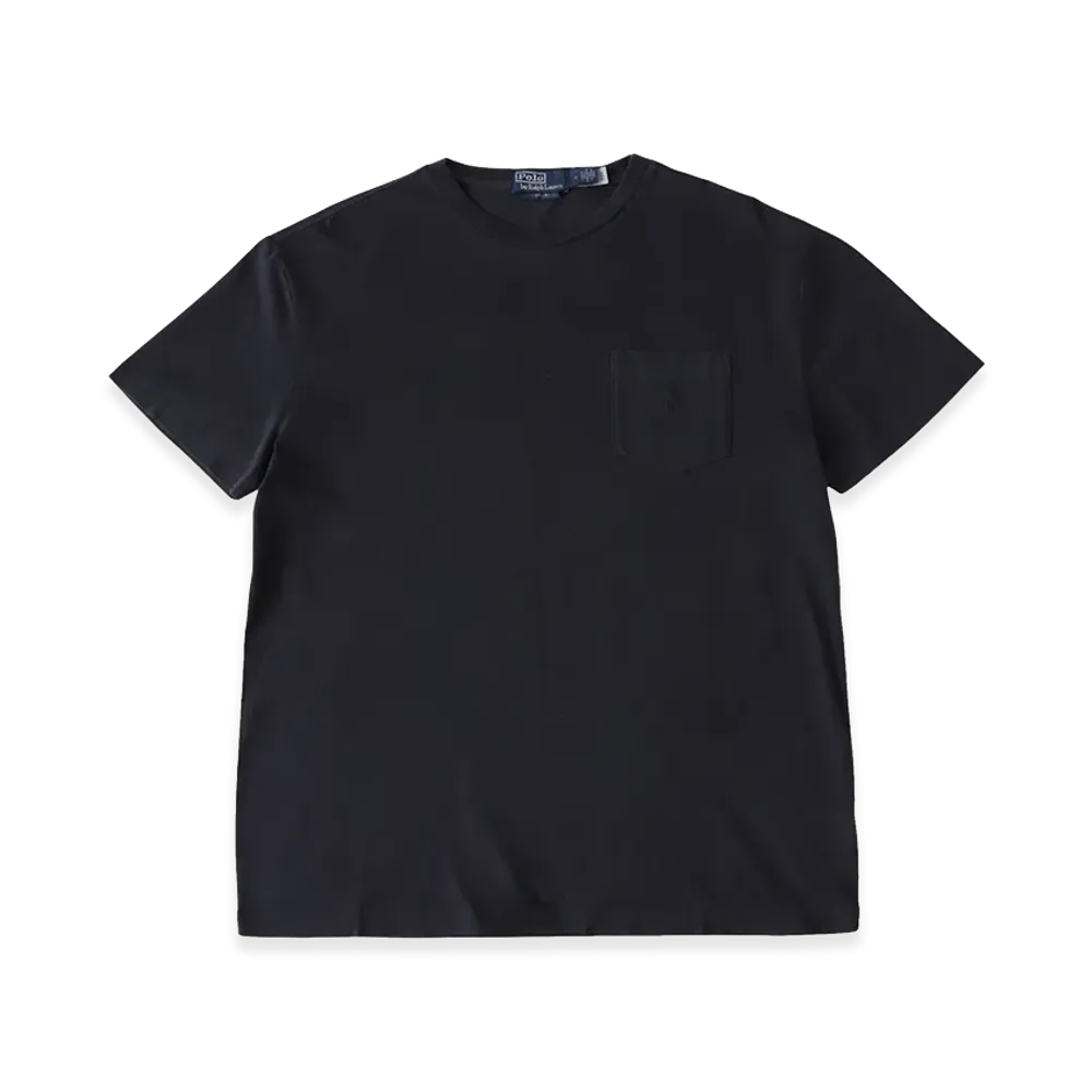 Ron Herman x Polo Ralph Lauren Black Garment Dye T-Shirts "Black"