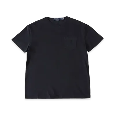 Ron Herman x Polo Ralph Lauren Black Garment Dye T-Shirts "Black"