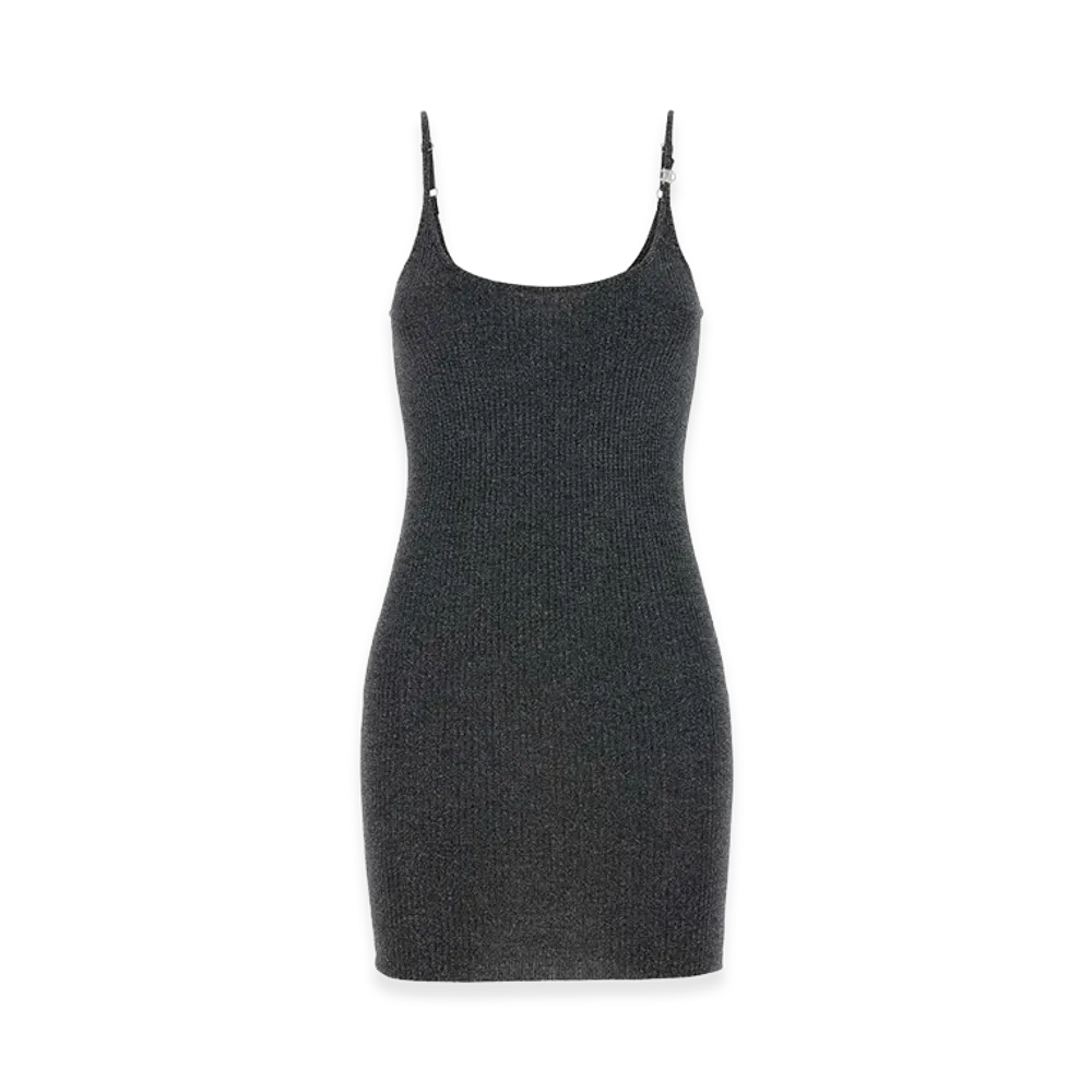 AMIRI Women's Wool Blend Mini Dress "Black"