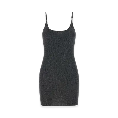 AMIRI Women's Wool Blend Mini Dress "Black"