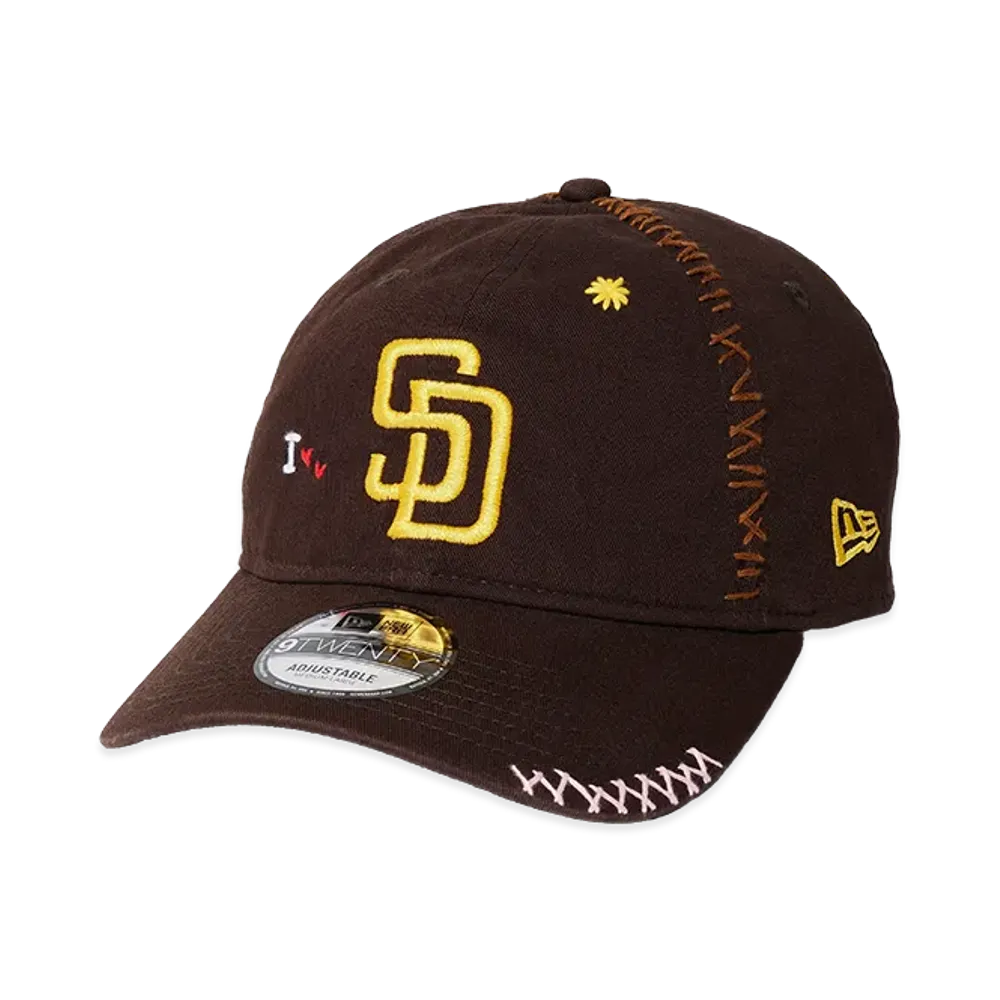 NEW ERA x Sashiko Gals 9Twenty San Diego Padres "Brown"