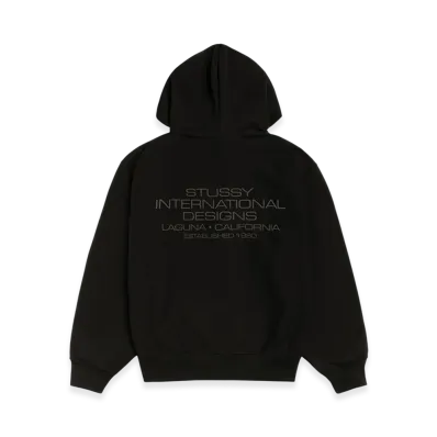 Stussy International Designs Zip Hoodie "Black"