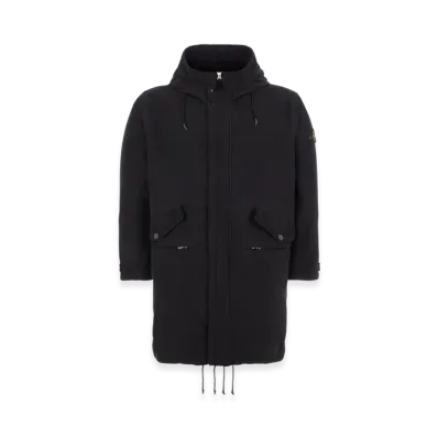 Stone Island 70231 David Light-TC Mircropile Fishtail Parka - 22FW "Black"